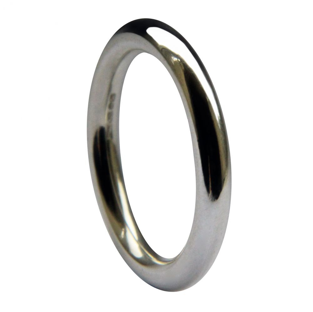3mm 925 Sterling Silver Halo Wedding Rings Bands
